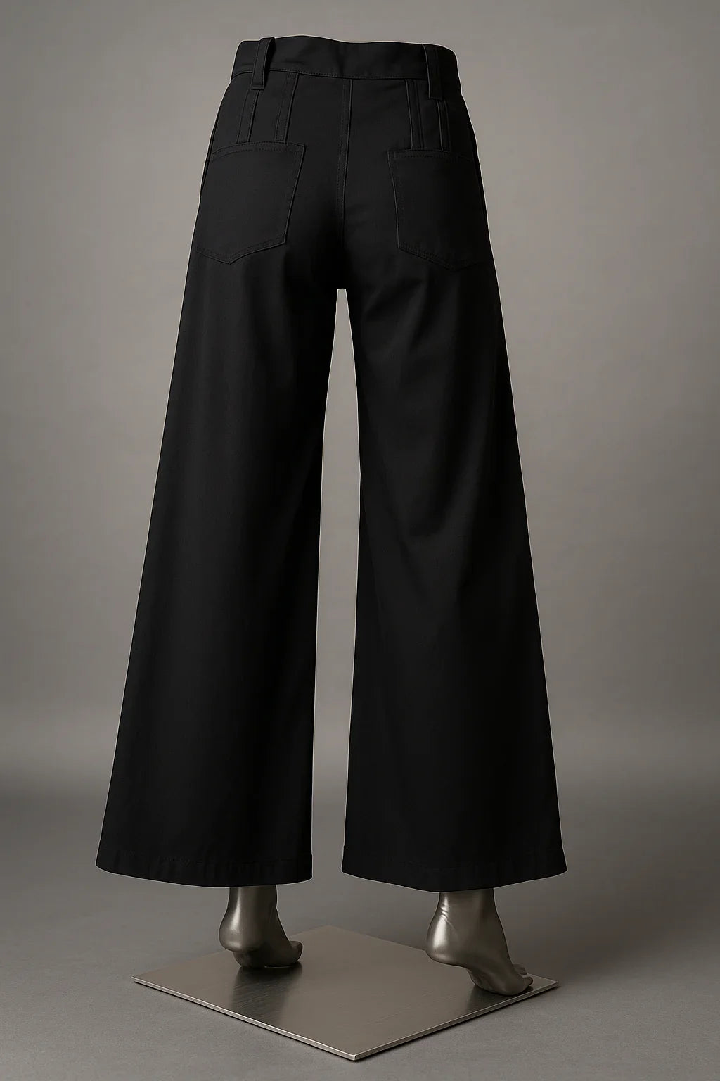 Wide Leg Stretch Trouser BB85 NS - Extravagance Fashion 