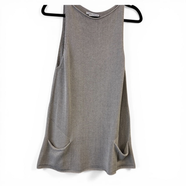 A-Line Knitted Tabard with Droop Pockets