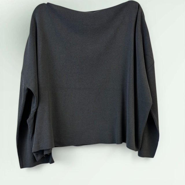 Drapey Sweater with Tie Pocket