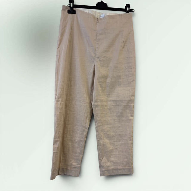 Slim Fit Tailored Trouser — Beige