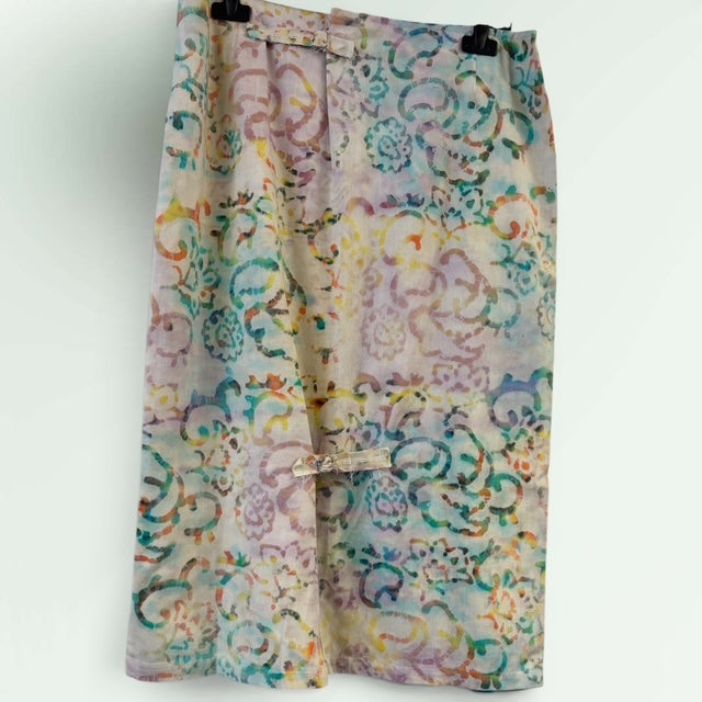 Circular Print Cotton Skirt - Paolo Belluci Style Pool 67a