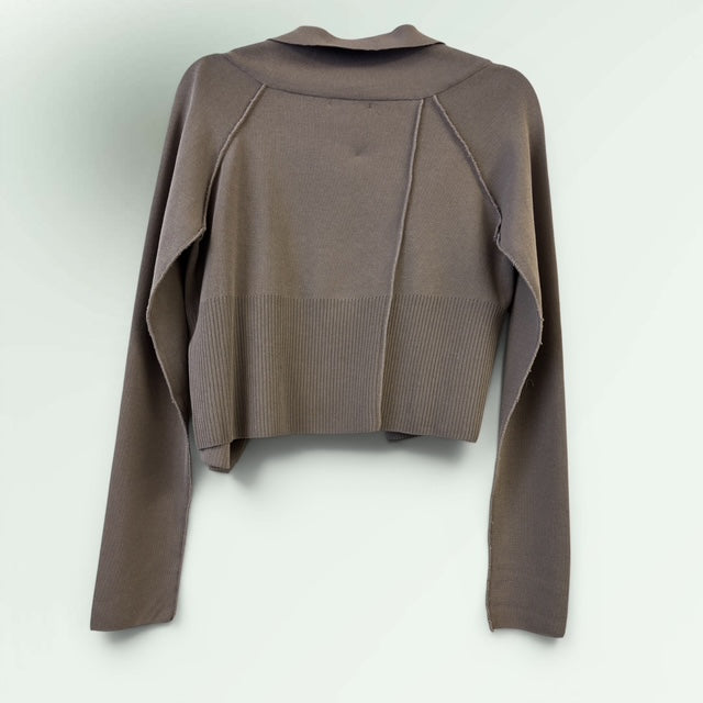Sarah Pacini Cropped Cotton Cardigan