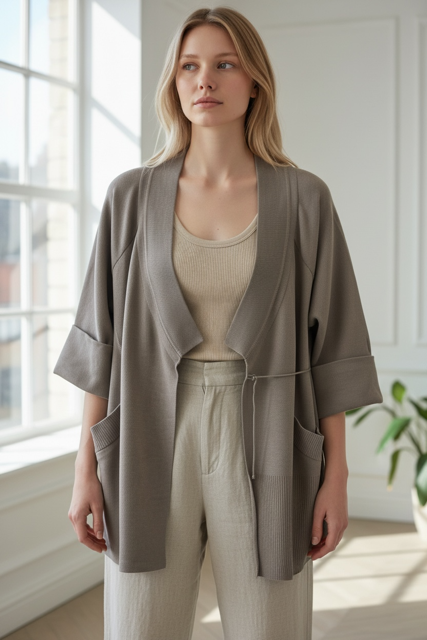 Sarah Pacini Cotton Cardigan