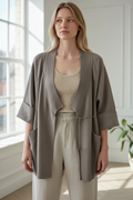 Sarah Pacini Cotton Cardigan
