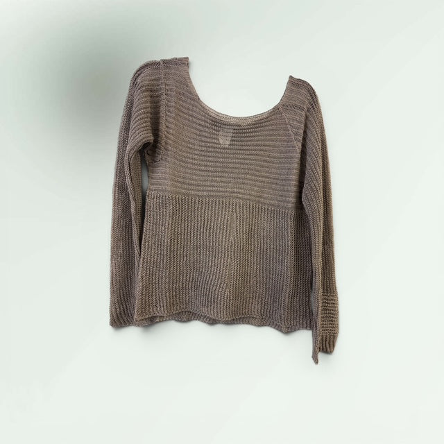 Sarah Pacini Linen Knit Sweater