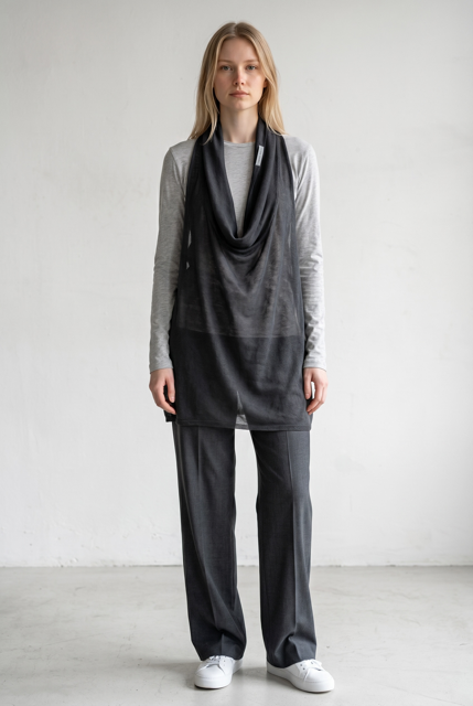 Contemporary Racer Back Tunic