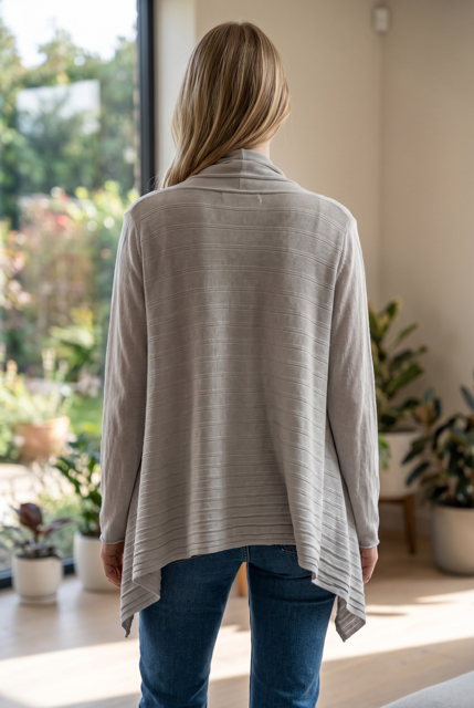Asymmetric Shawl Sweater Cardigan