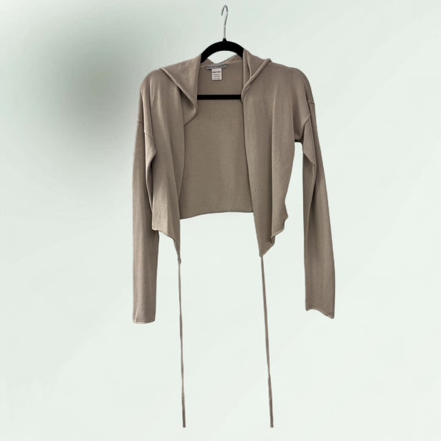 Viscose Knit Ballet Cardigan with Pin Detail