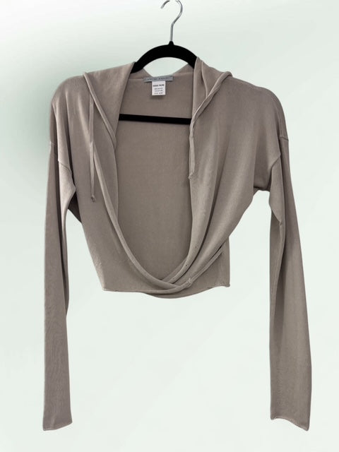 Viscose Knit Ballet Cardigan with Pin Detail