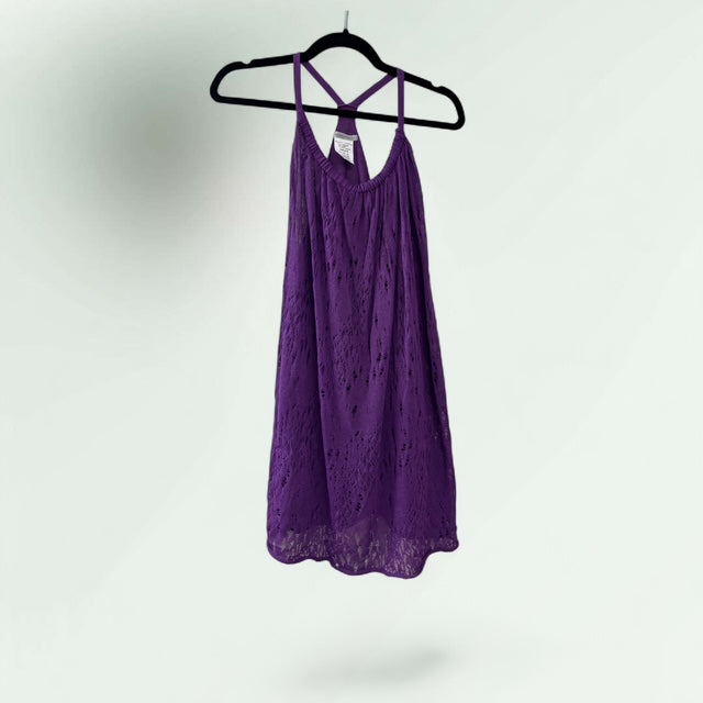 Lace Knit Racer Back Tunic