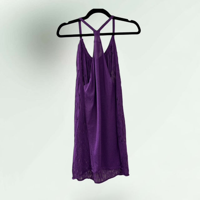 Lace Knit Racer Back Tunic