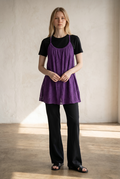 Lace Knit Racer Back Tunic