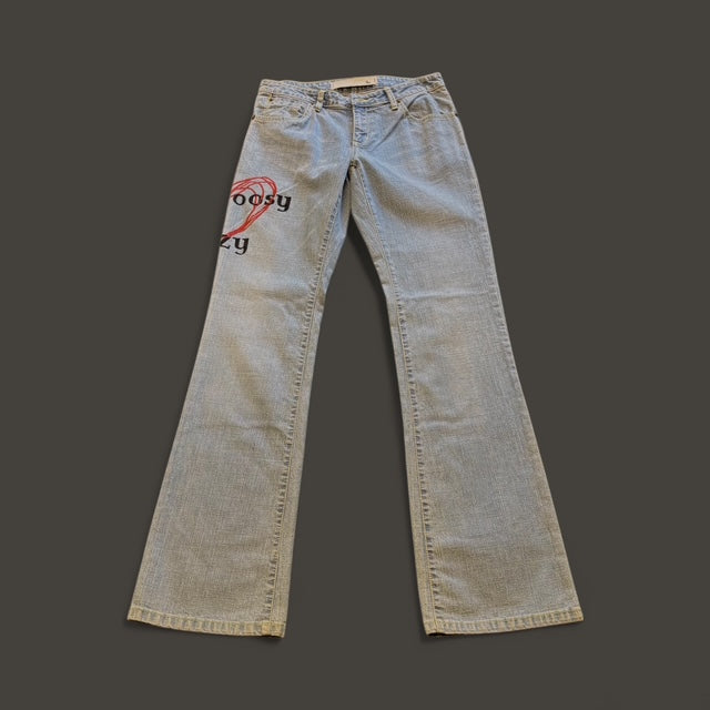Hand Painted Jeans - Extravagance Fashion 