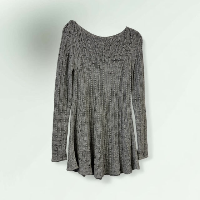 Ribbed Knit Tunic Dress style 3309 - Extravagance Fashion 