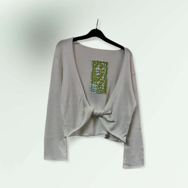 Women's Twist-Front Knot Cardigan Klussi-Lunatisme - Extravagance Fashion 