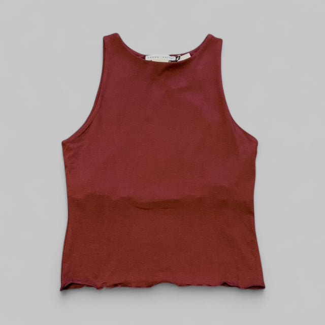 Double Layer Sleeveless Vest Top - Extravagance Fashion 