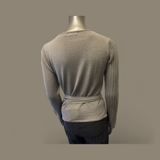 Half ribbed  Assymetric Sweater Style  no.Boss 28 - Extravagance Fashion 