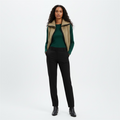 Cropped Mohair Zipped Gilet style 1216 - Extravagance Fashion 
