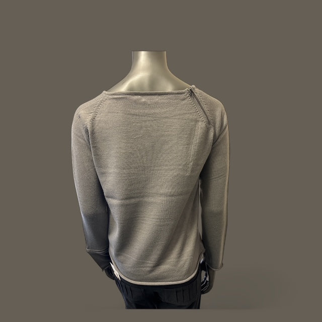 Mid lenght Sweater with Zip detail  Style Box 05 - Extravagance Fashion 