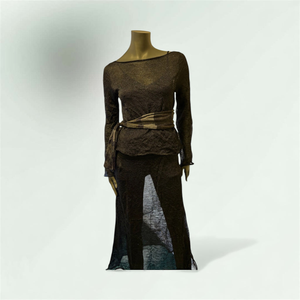 Viscose Nylon Shear Checked Scarf - Extravagance Fashion 