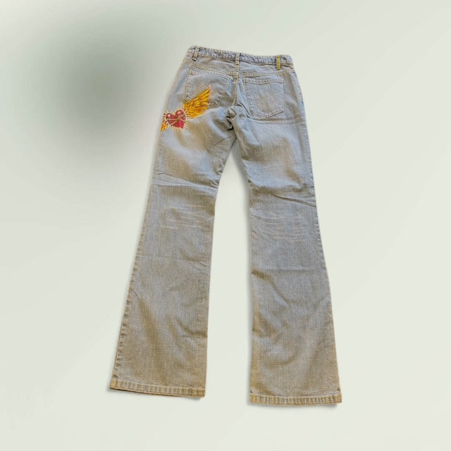 Hand Painted Jeans - Extravagance Fashion 