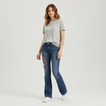Hand Painted Jeans  art work painted on the Trouser legs - Extravagance Fashion 