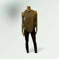 Contemporary Assymetric top with ribbed back style Cabana 80 - Extravagance Fashion 