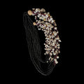 Freshwater Pearls and Black Beads Necklace 