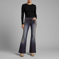 Unique Hand painted blue /black jeans 