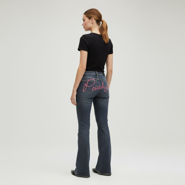 Hand Painted Jeans - Extravagance Fashion 