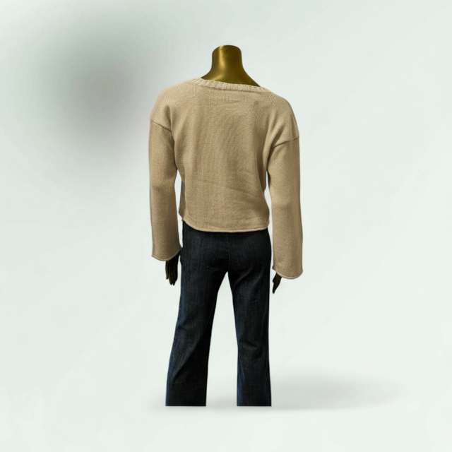 Cropped Knit Cardigan- Enskide-Lunatisme - Extravagance Fashion 