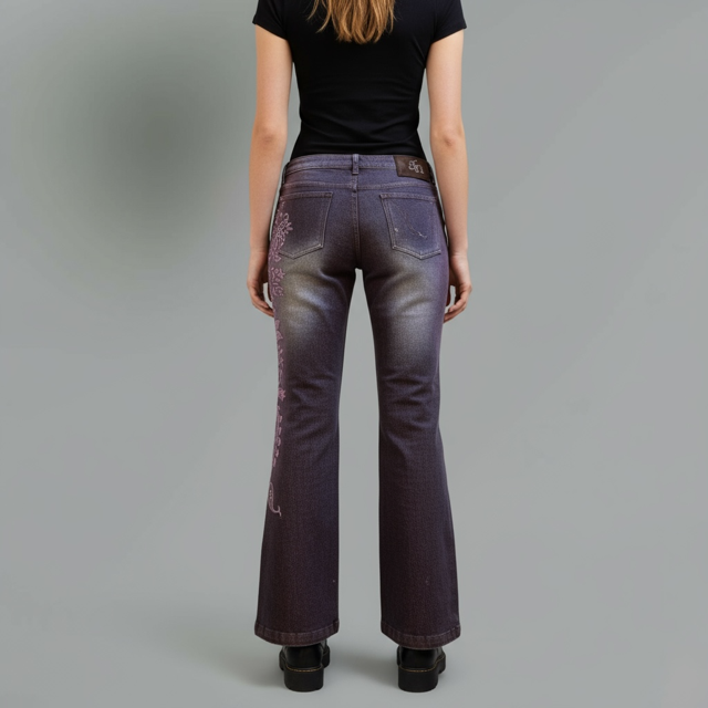 Hand Made Jean- emblished - Extravagance Fashion 