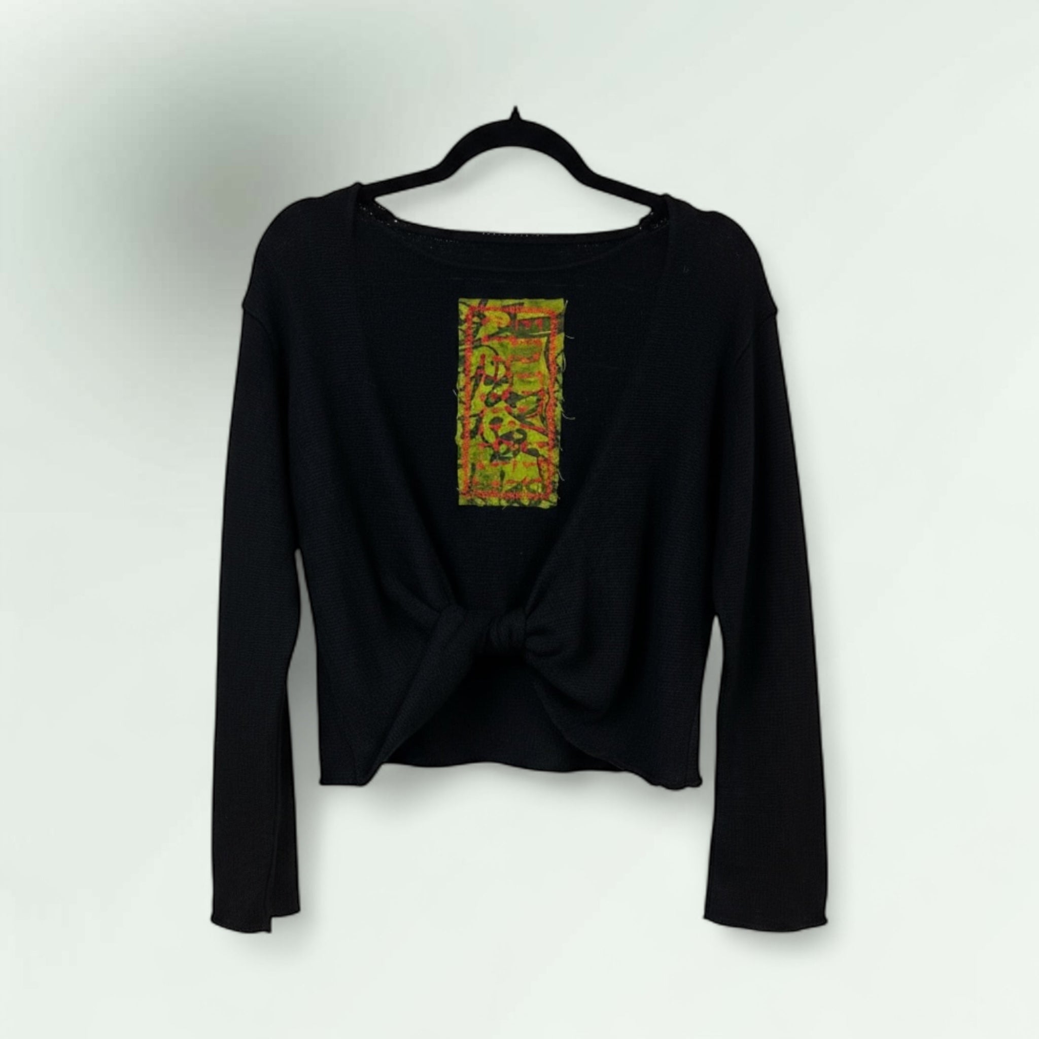 Women's Twist-Front Knot Cardigan Klussi-Lunatisme - Extravagance Fashion 