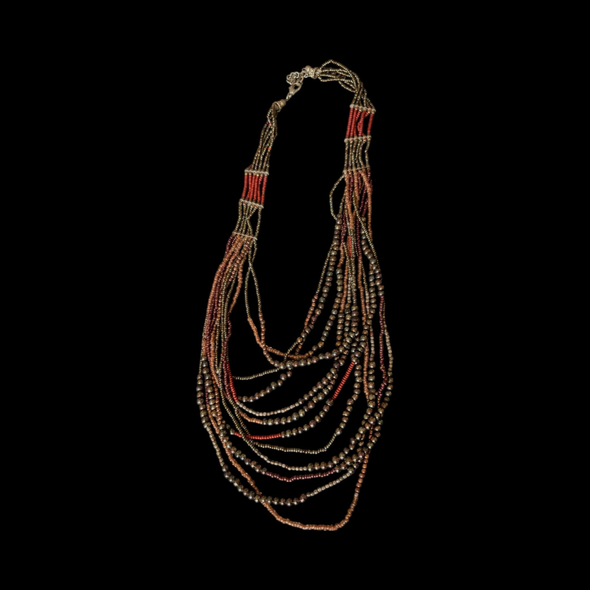Elegant Mutlple strings beaded necklace - Extravagance Fashion 